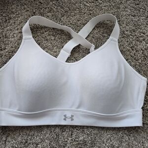 Under Armour Women's White Sports Bra L